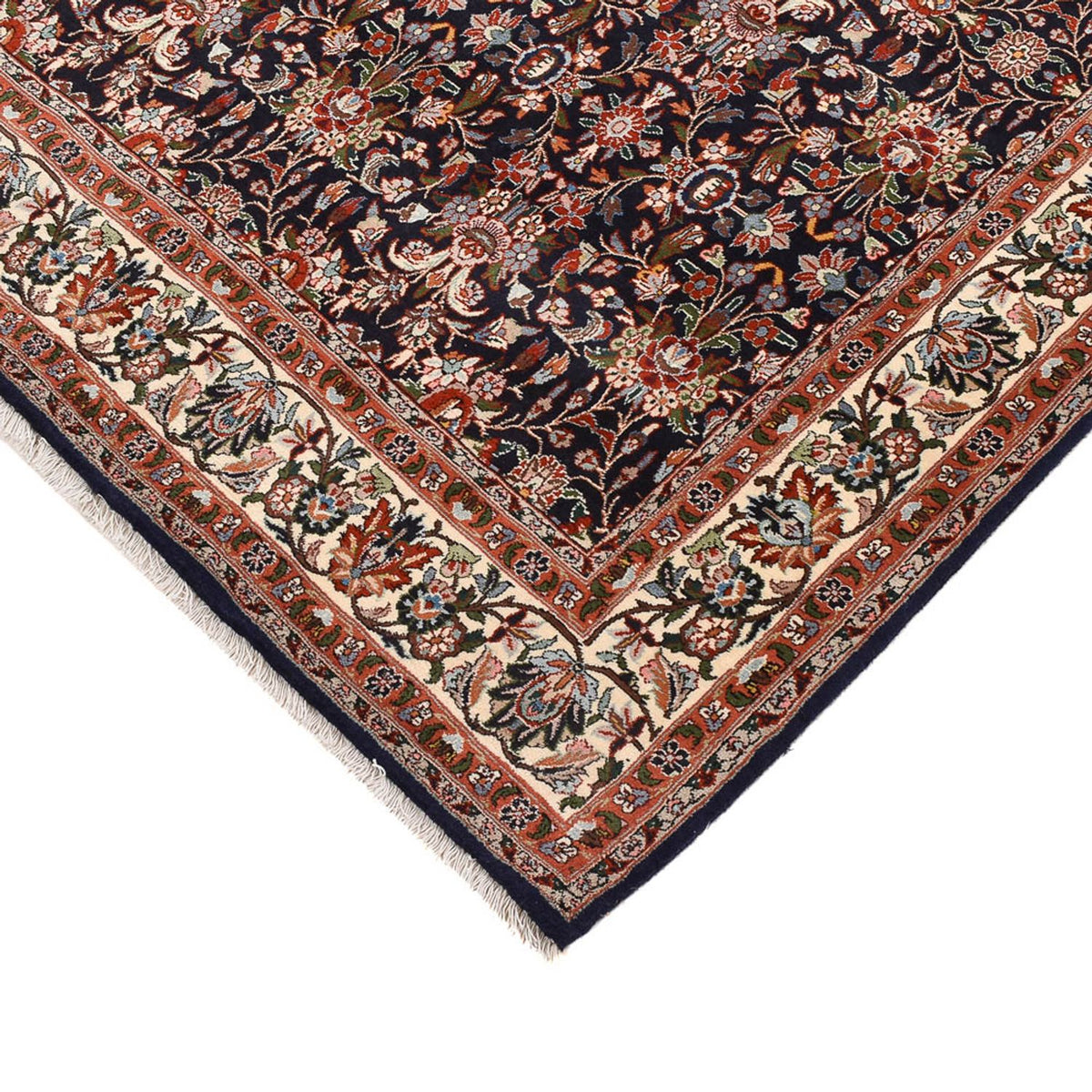 Tapis persan - Bidjar - 215 x 145 cm - beige foncé
