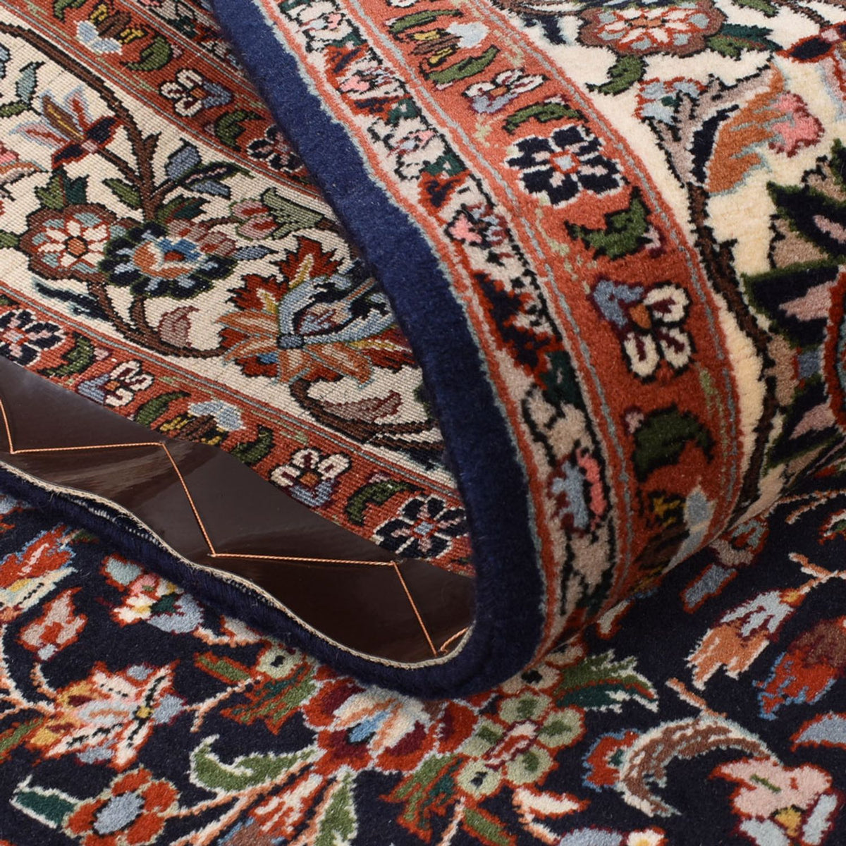 Tapis persan - Bidjar - 215 x 145 cm - beige foncé