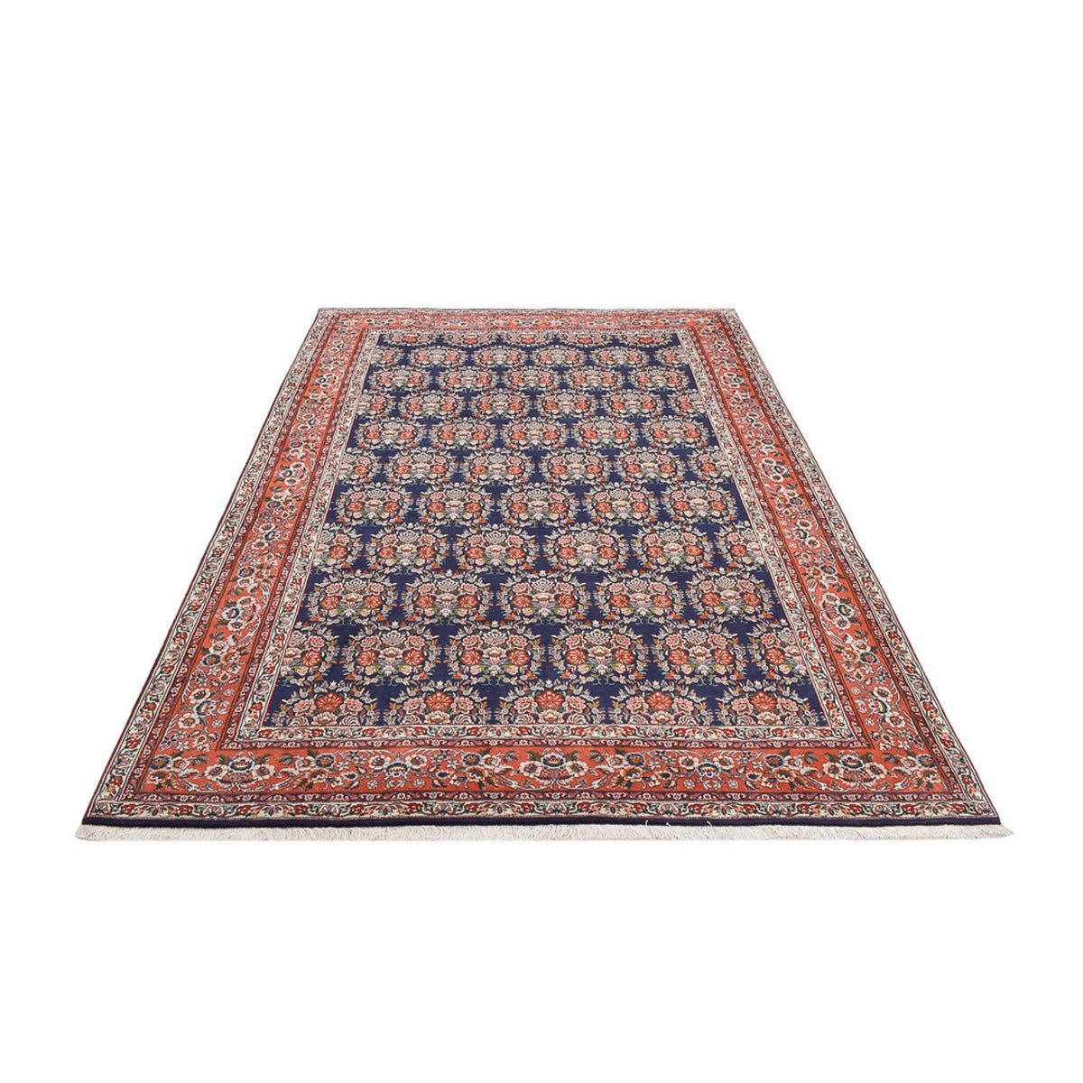 Tapis persan - Bidjar - 303 x 199 cm - bleu foncé
