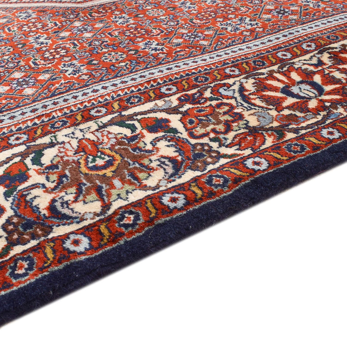 Tapis persan - Bidjar - 245 x 136 cm - rouille