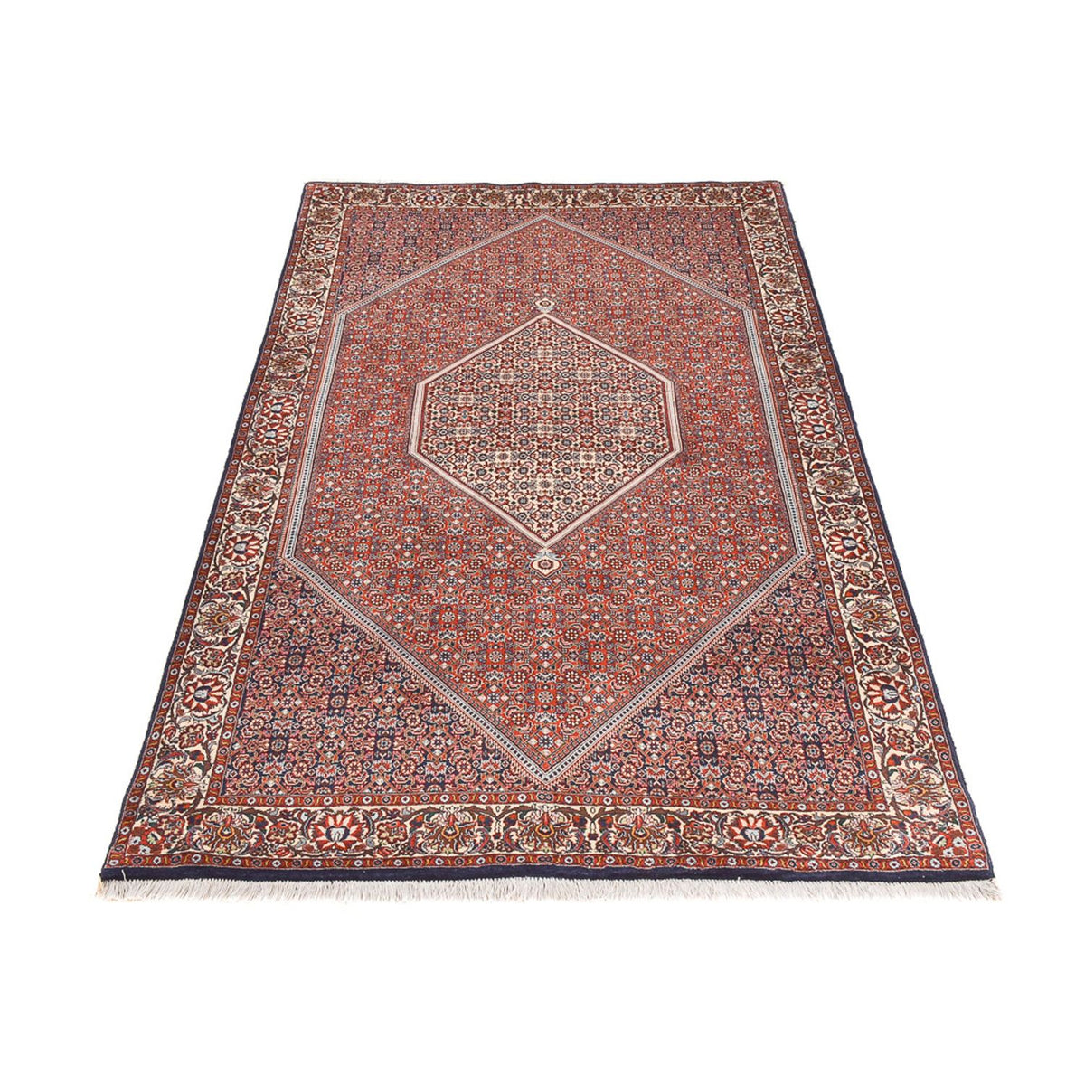 Tapis persan - Bidjar - 245 x 136 cm - rouille