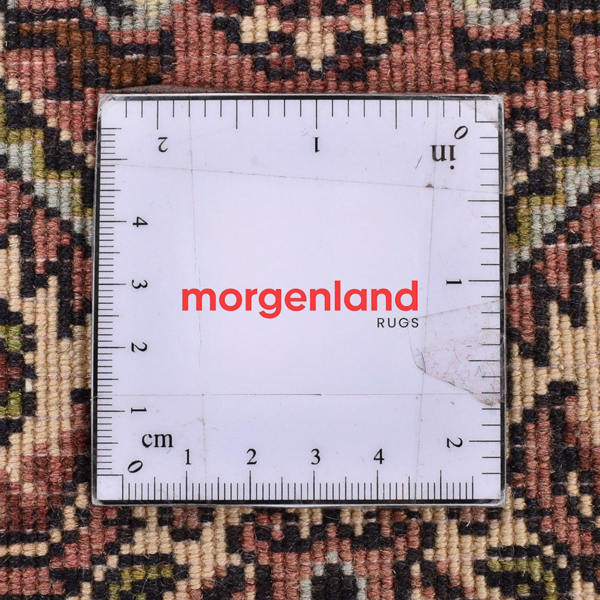 Tapis de couloir Tapis persan - Bidjar - 400 x 72 cm - beige foncé