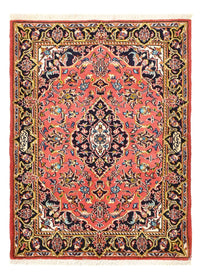 Tapis persan - Keshan - 100 x 70 cm - rouge clair