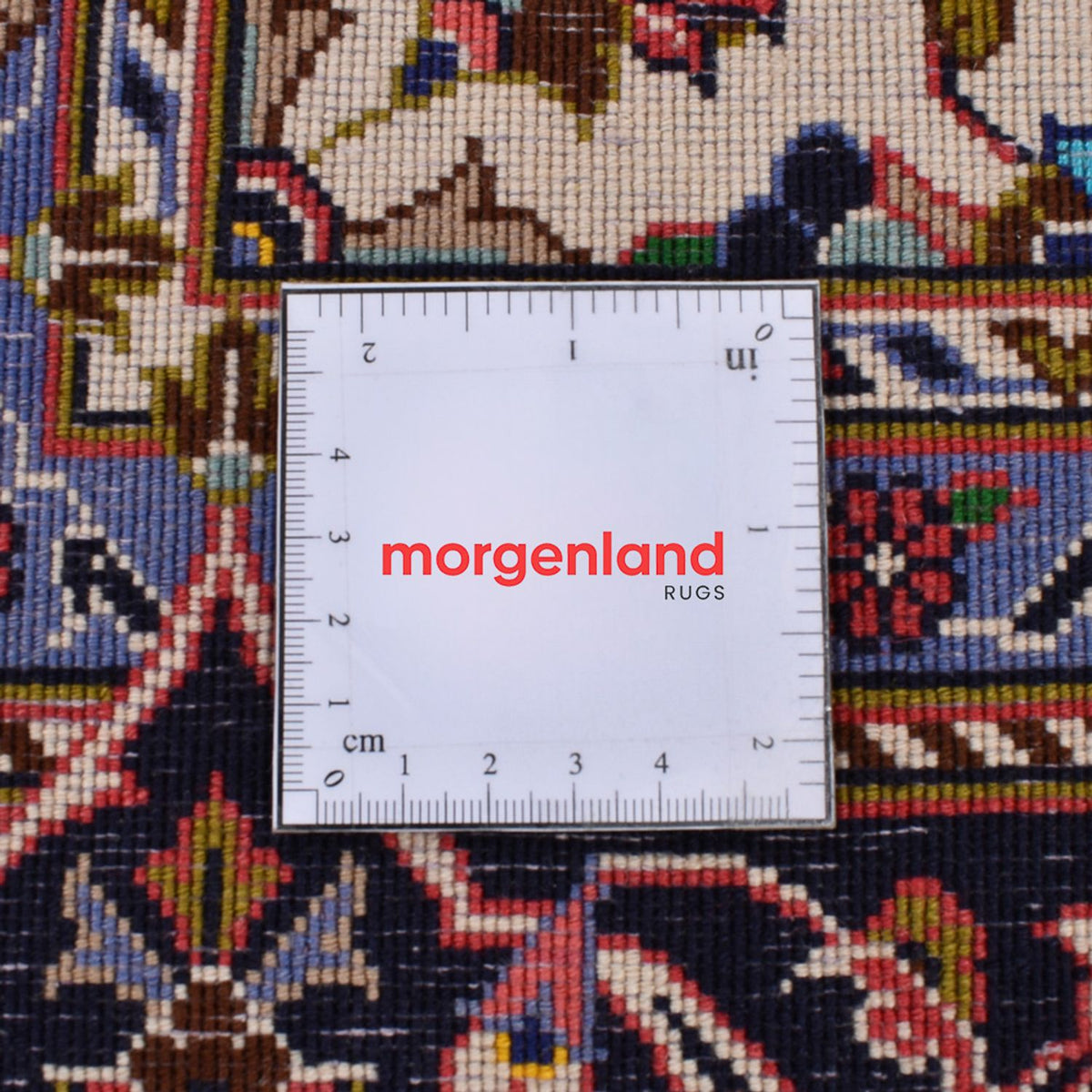 Tapis persan - Keshan - 222 x 142 cm - rouge clair