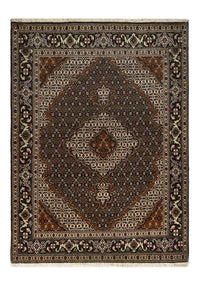 Tapis persan - Tabriz - Royal - 198 x 148 cm - marron foncé