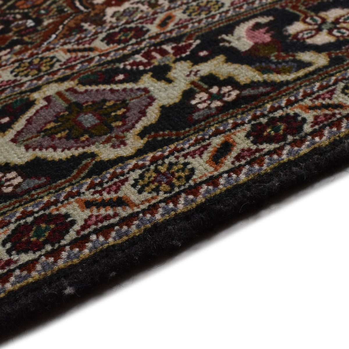 Tapis persan - Tabriz - Royal - 198 x 148 cm - marron foncé