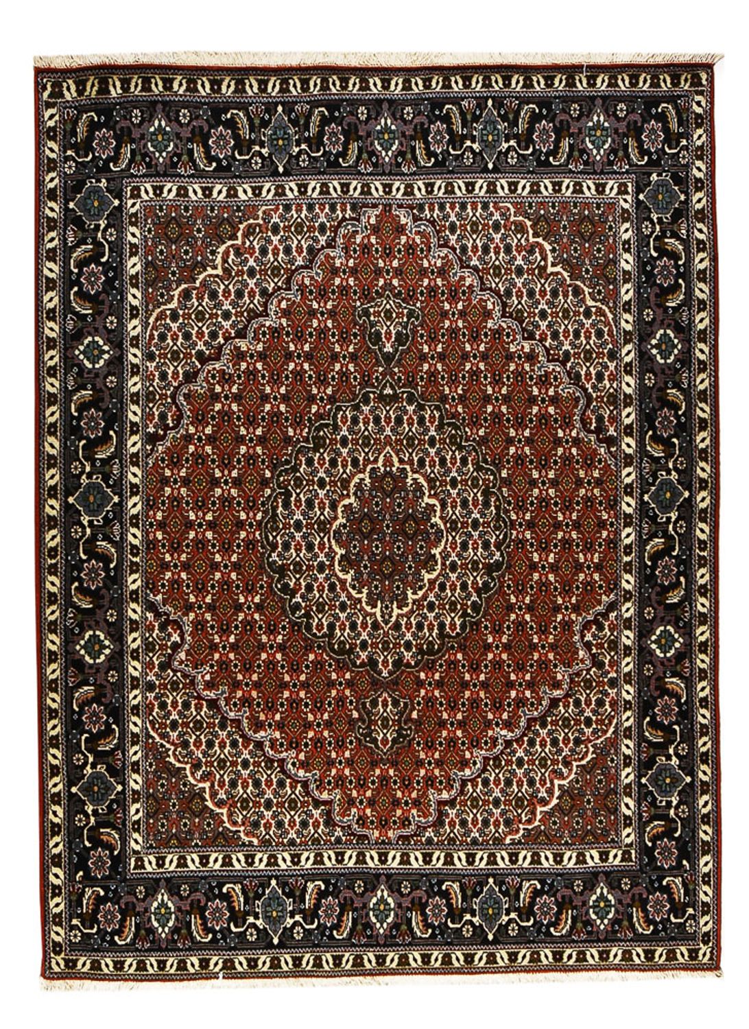 Tapis persan - Tabriz - Royal - 200 x 148 cm - rouge