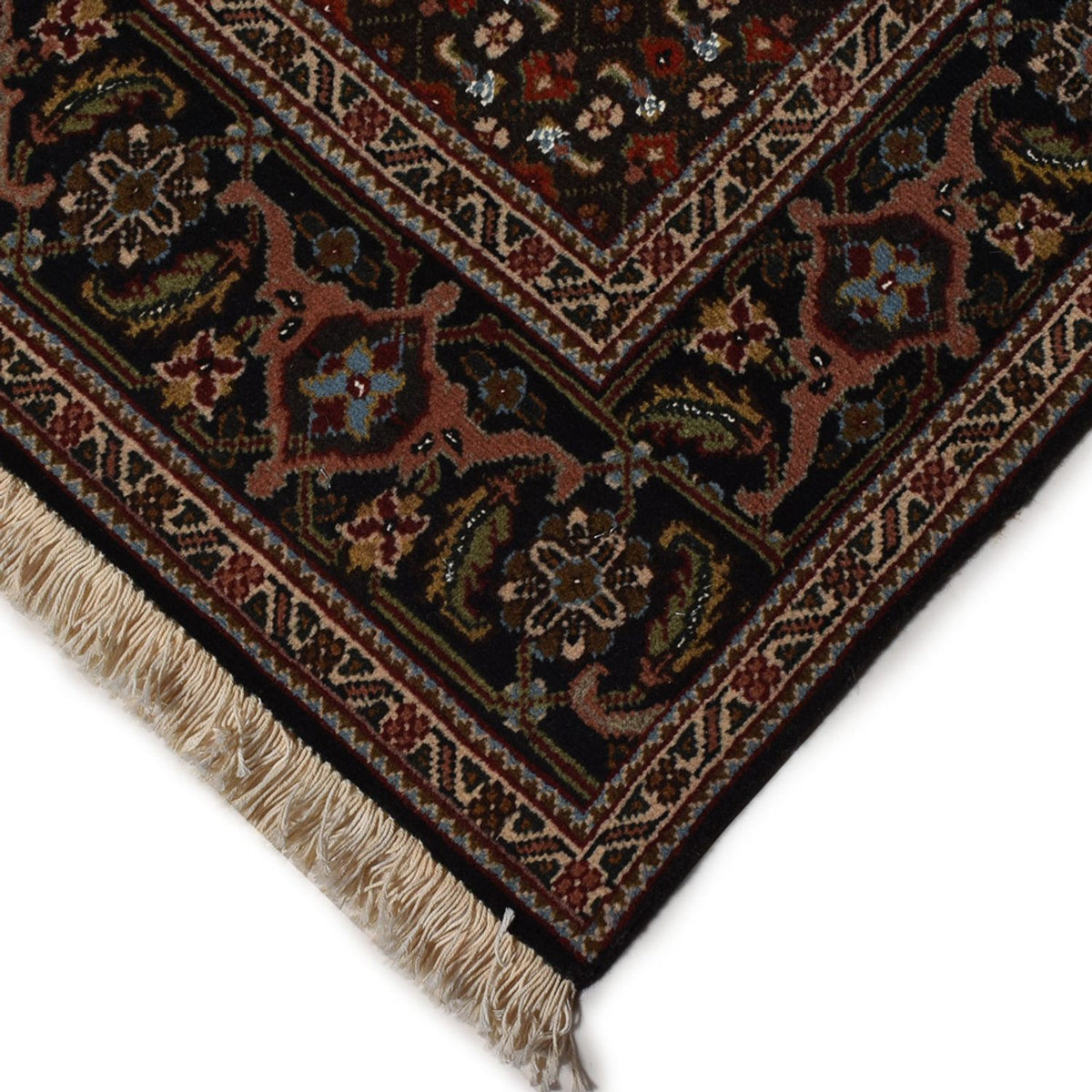 Tapis persan - Tabriz - Royal - 200 x 151 cm - marron foncé