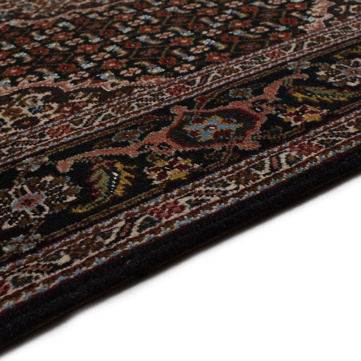 Tapis persan - Tabriz - Royal - 200 x 151 cm - marron foncé