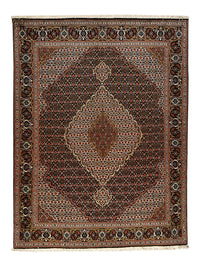 Tapis persan - Tabriz - Royal - 195 x 150 cm - marron foncé