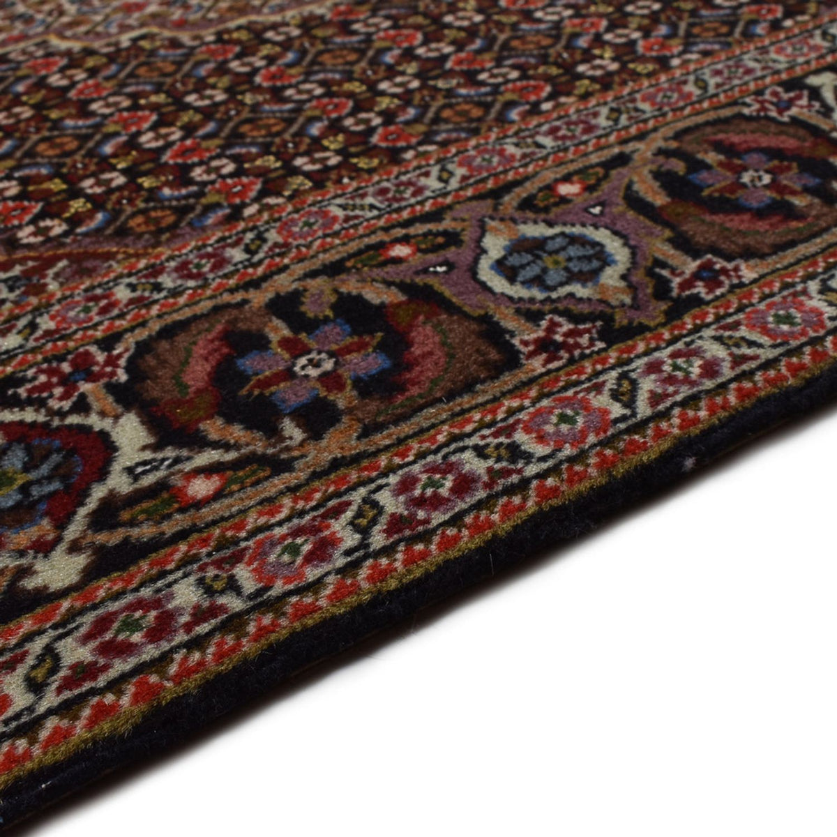 Tapis persan - Tabriz - Royal - 195 x 150 cm - marron foncé