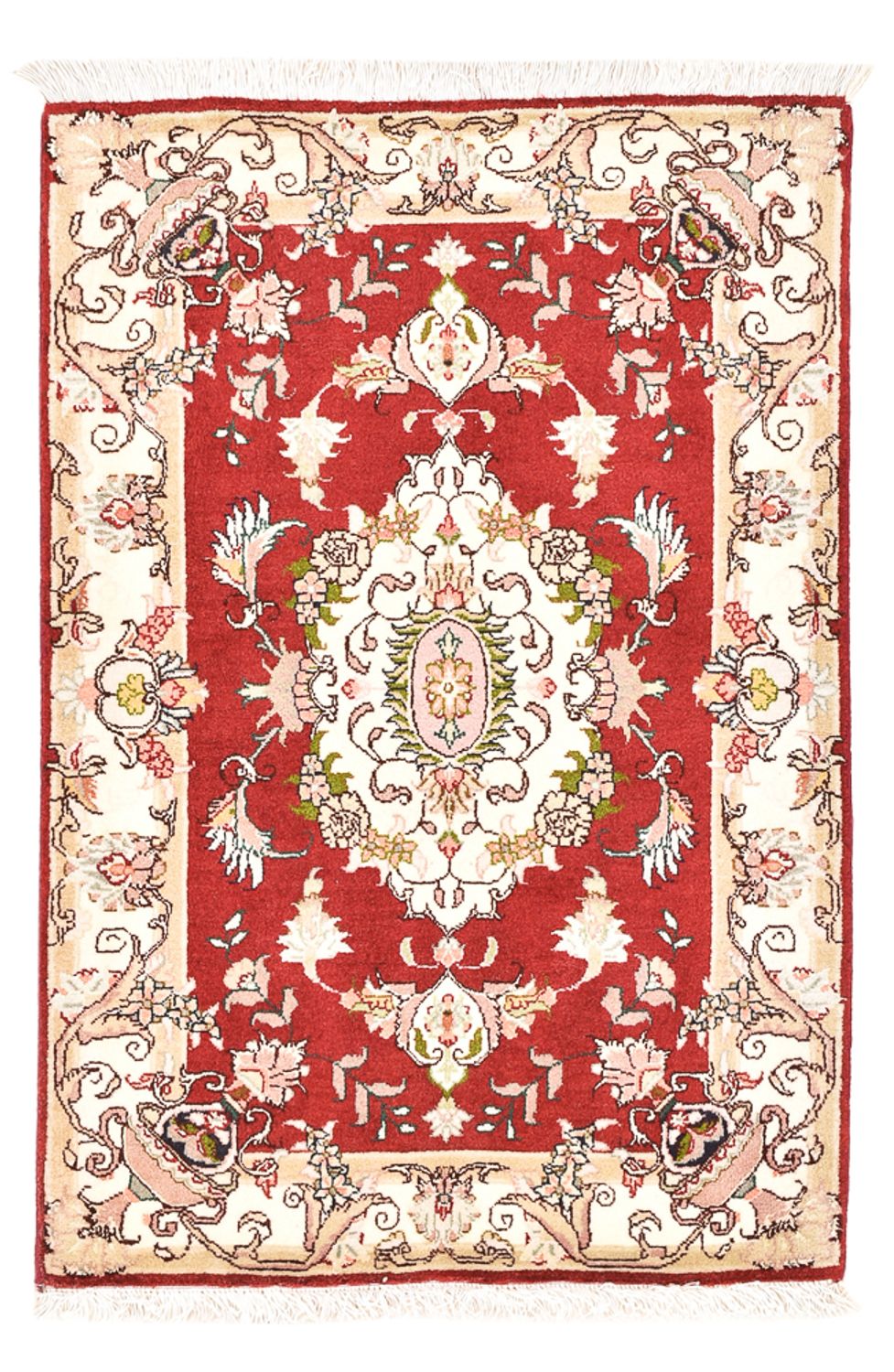 Tapis persan - Tabriz - Royal - 90 x 60 cm - rouge