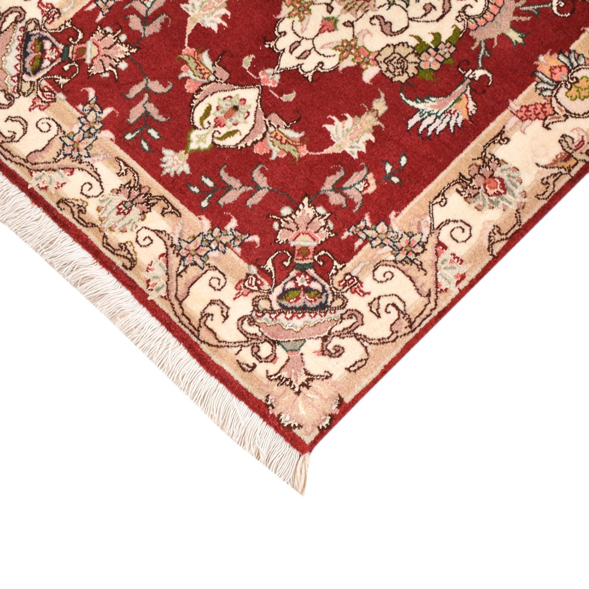 Tapis persan - Tabriz - Royal - 90 x 60 cm - rouge