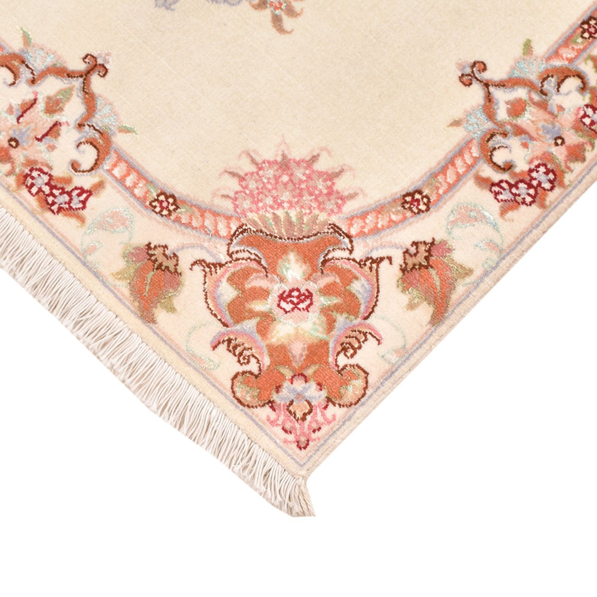 Tapis persan - Tabriz - Royal - 90 x 60 cm - crème