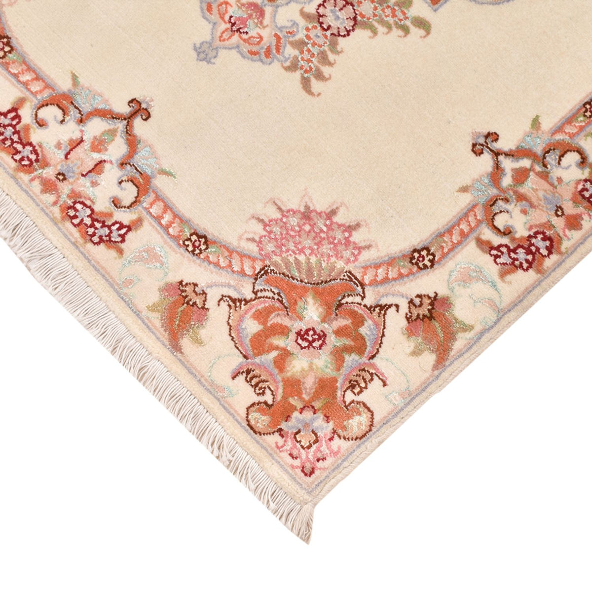 Tapis persan - Tabriz - Royal - 90 x 60 cm - crème