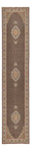 Tapis de couloir Tapis persan - Tabriz - Royal - 390 x 82 cm - beige foncé