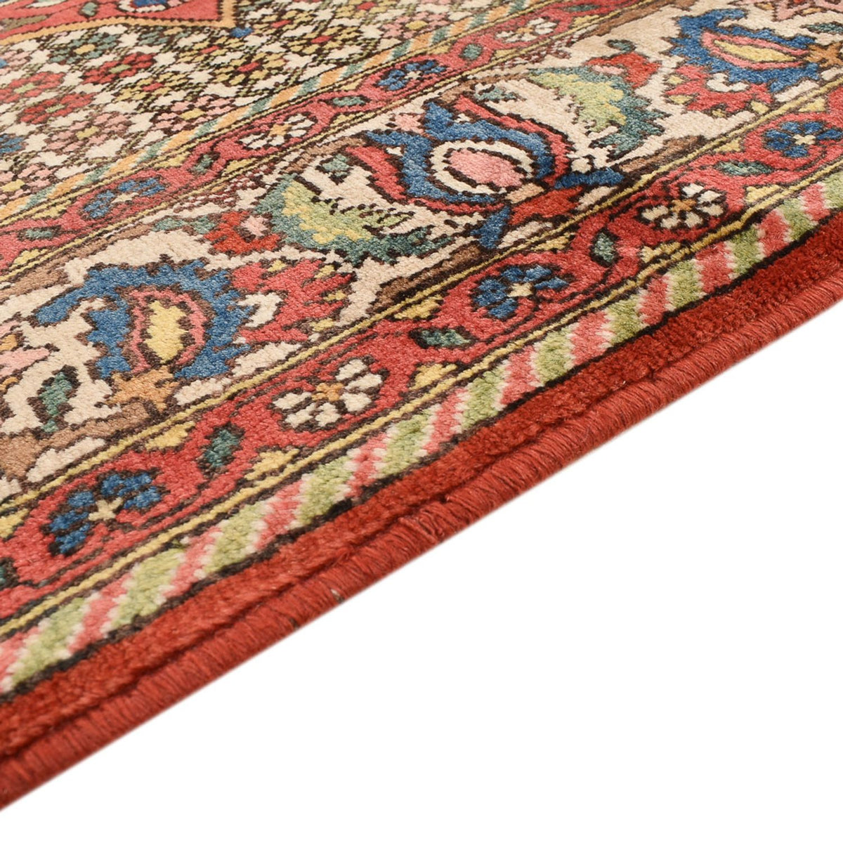 Tapis persan - Nomadic - 194 x 136 cm - multicolore