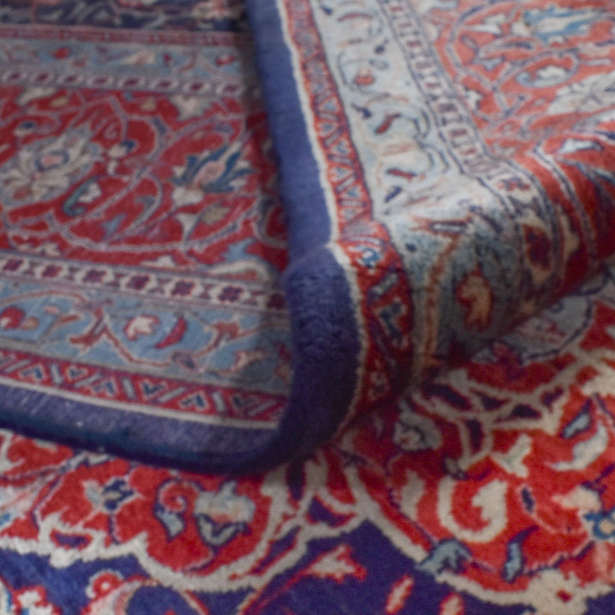 Tapis persan - Classique - 414 x 302 cm - bleu foncé