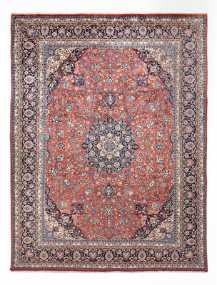Tapis persan - Classique - Royal - 393 x 293 cm - rouge clair