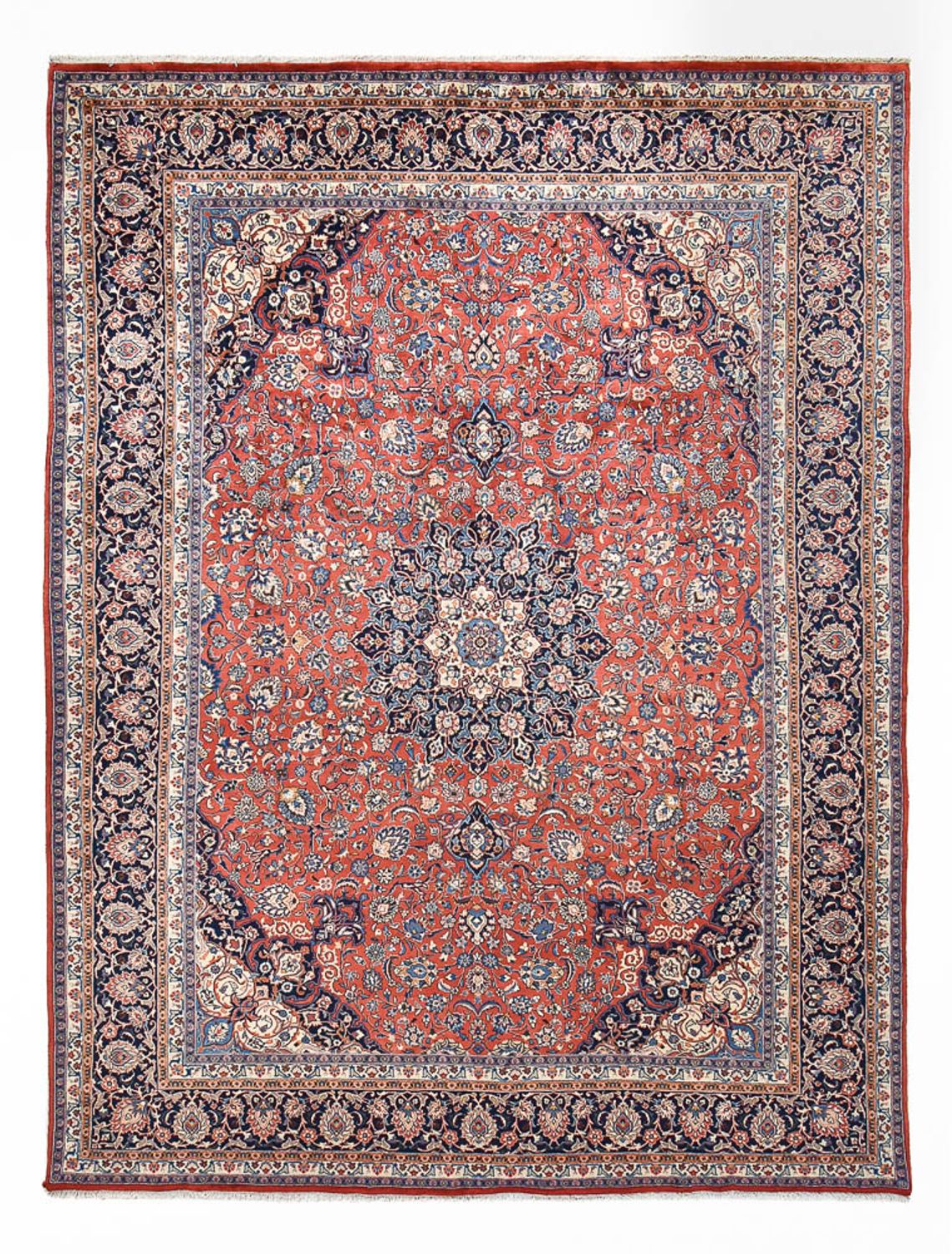Tapis persan - Classique - Royal - 393 x 293 cm - rouge clair