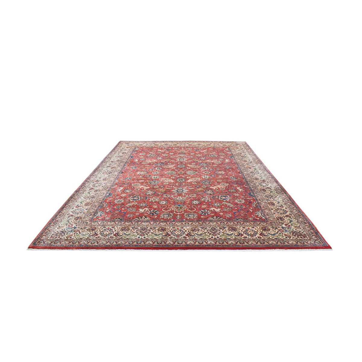 Tapis persan - Classique - Royal - 408 x 305 cm - rouge