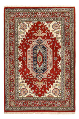 Tapis persan - Ghom - Royal - 204 x 132 cm - rouge