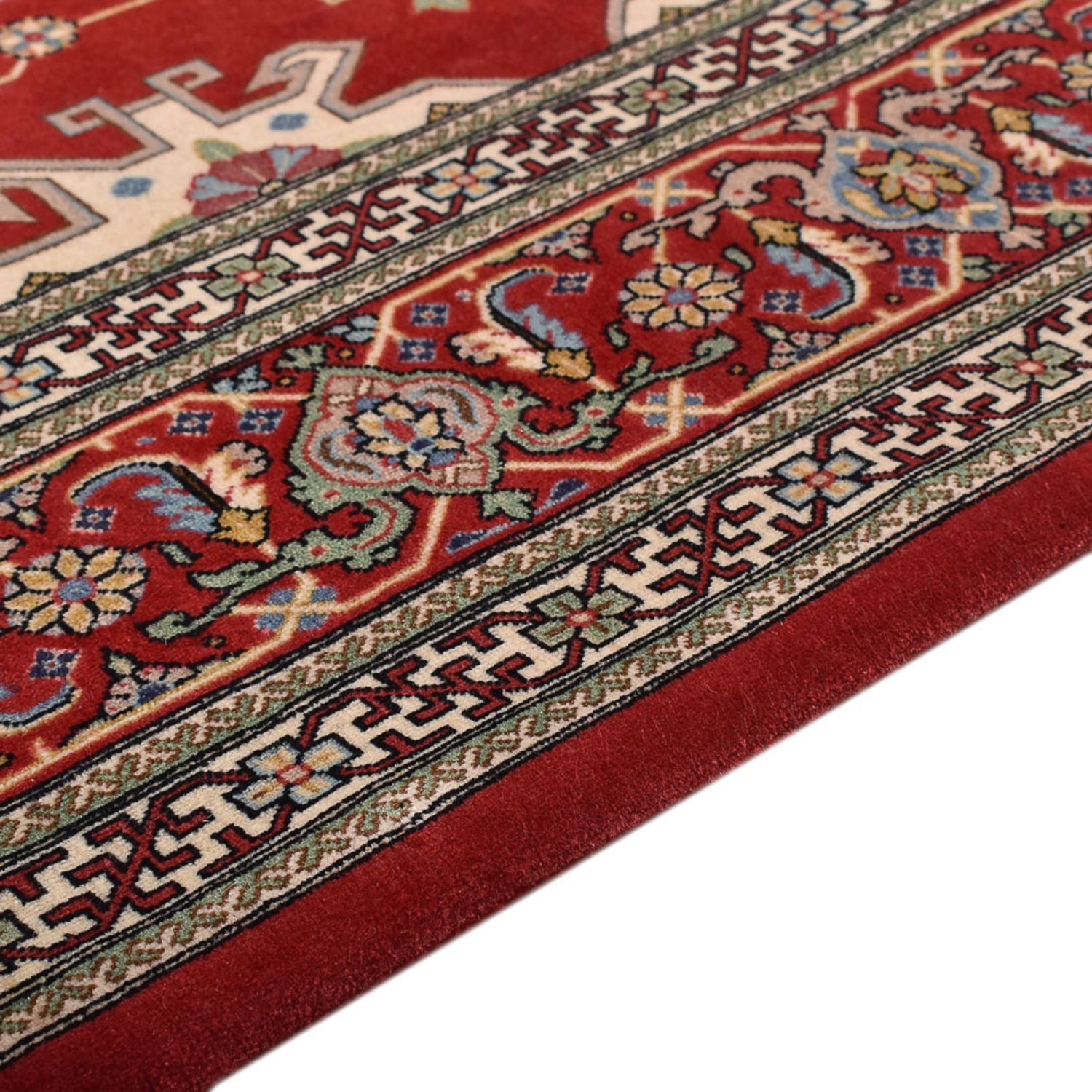 Tapis persan - Ghom - Royal - 204 x 132 cm - rouge