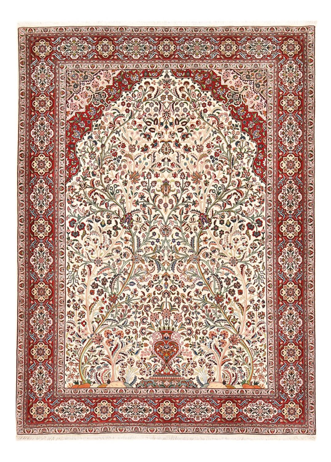 Tapis persan - Tabriz - Royal - 250 x 178 cm - crème