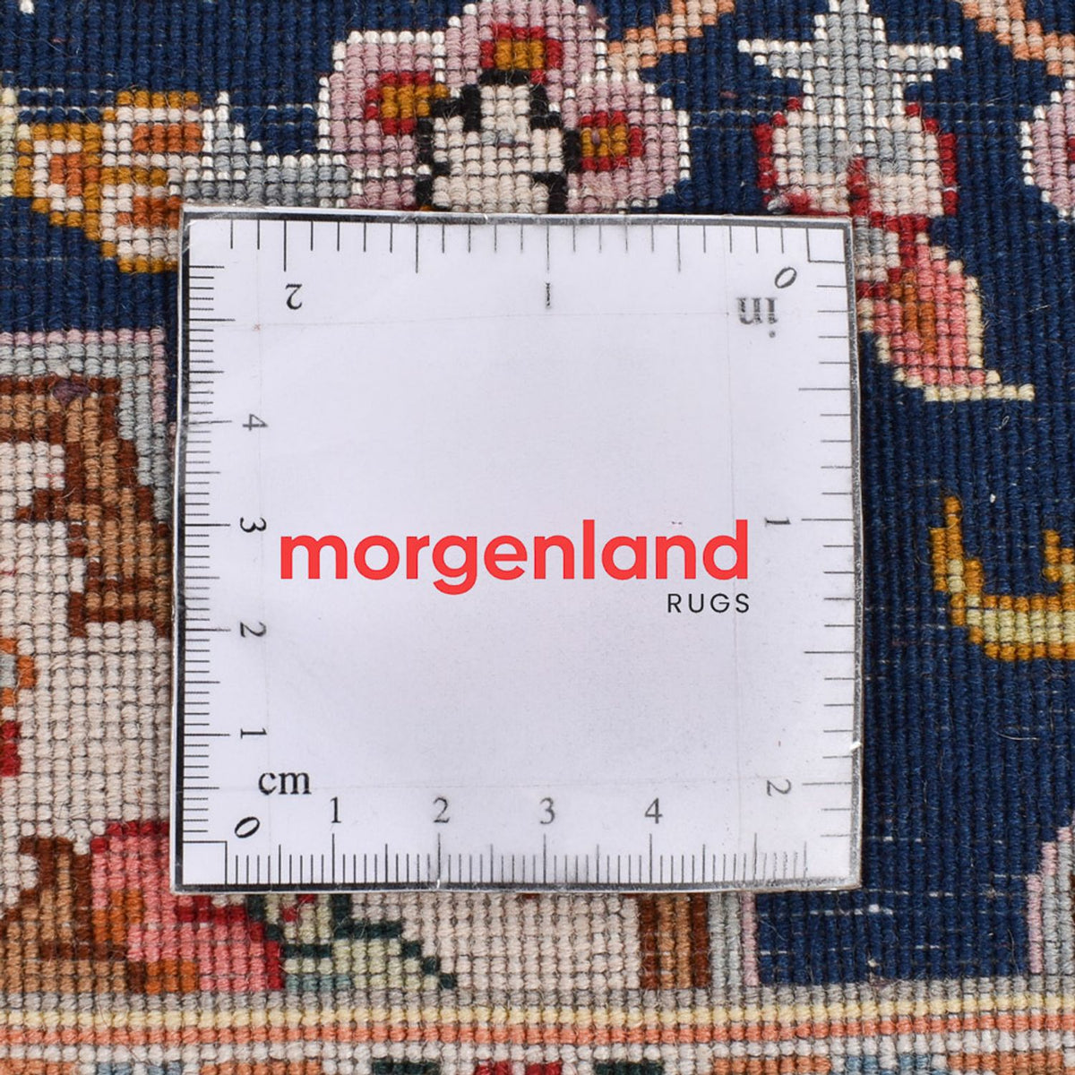 Tapis de couloir Tapis persan - Tabriz - Royal - 310 x 82 cm - bleu foncé