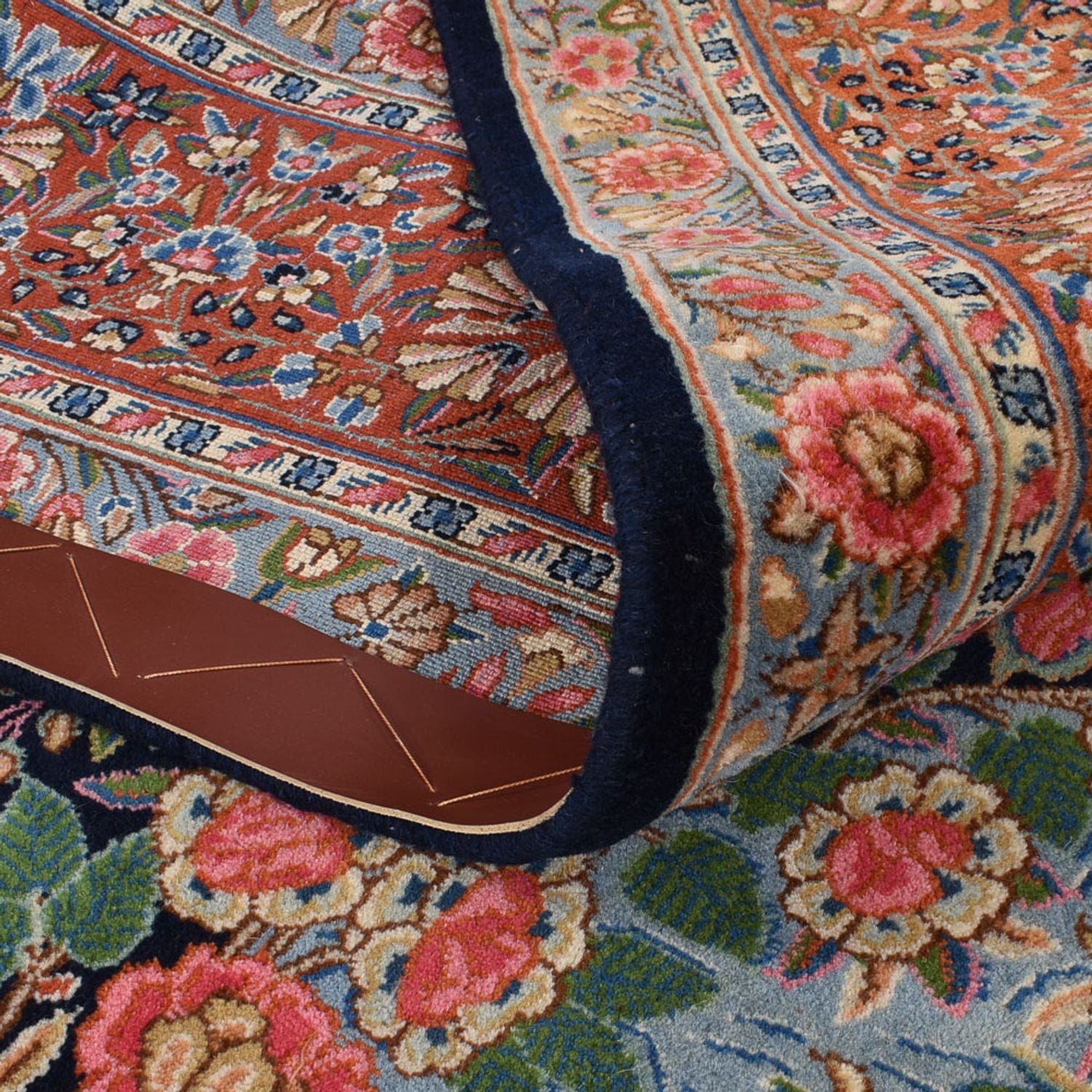 Tapis persan - Royal - 335 x 200 cm - bleu foncé