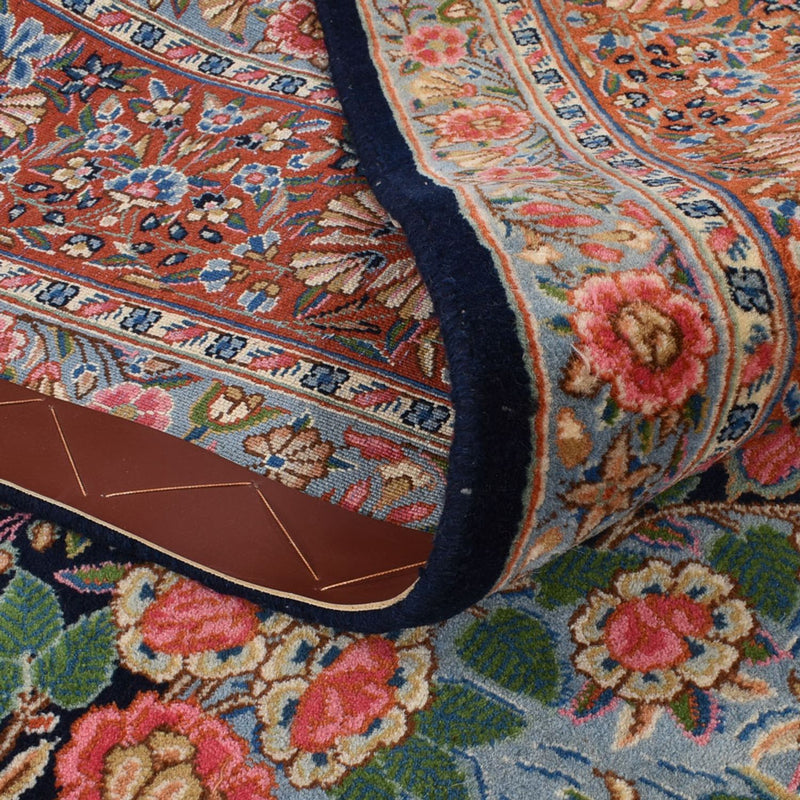 Tapis persan - Royal - 335 x 200 cm - bleu foncé