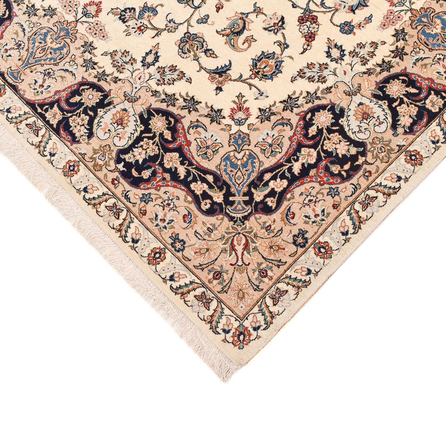 Tapis persan - Ghom - Royal - 229 x 138 cm - beige