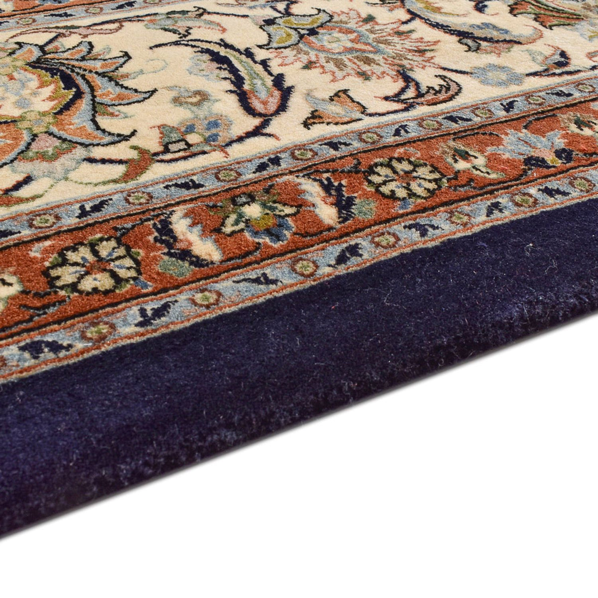 Tapis persan - Classique - Royal - 391 x 304 cm - bleu foncé