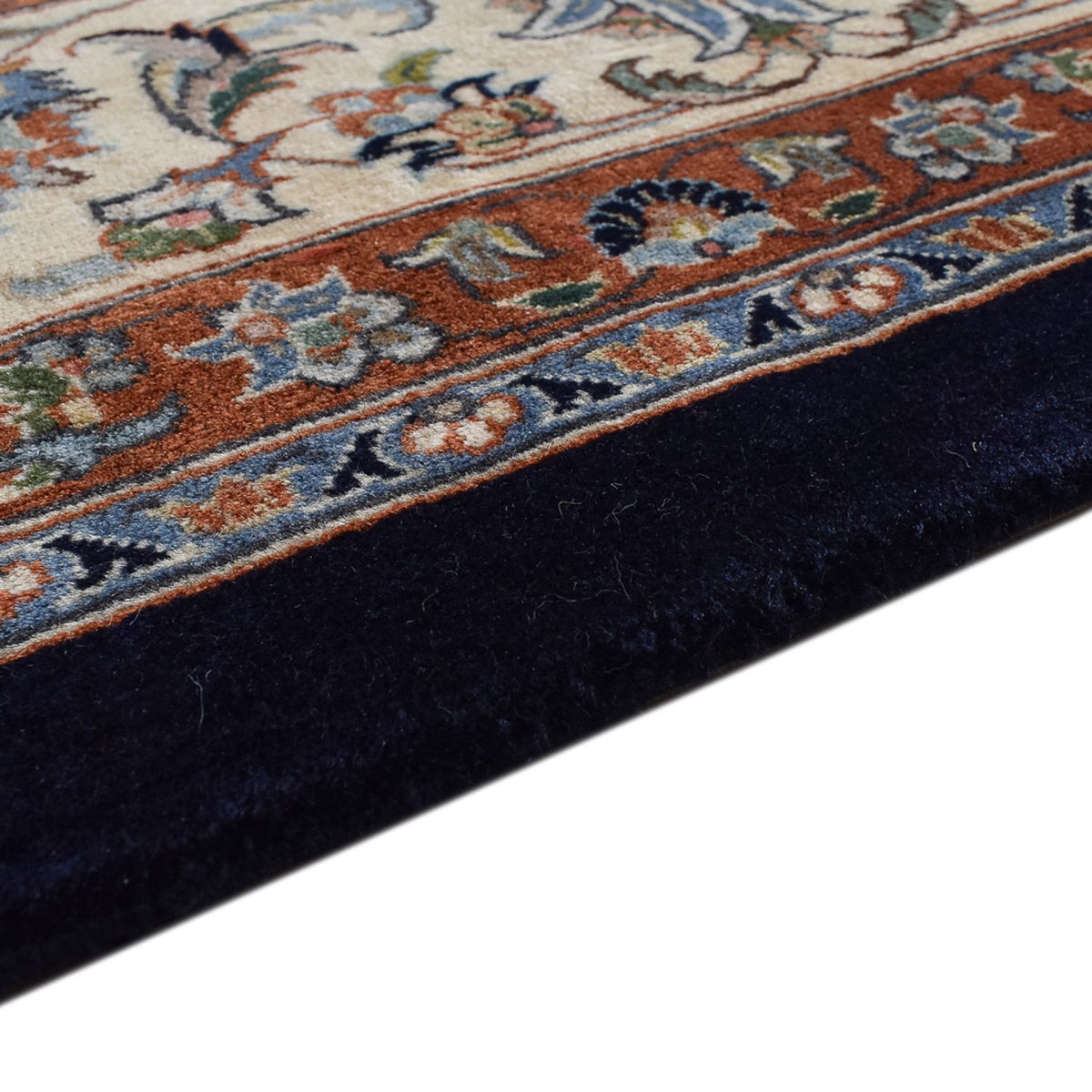 Tapis persan - Classique - Royal - 340 x 245 cm - bleu foncé
