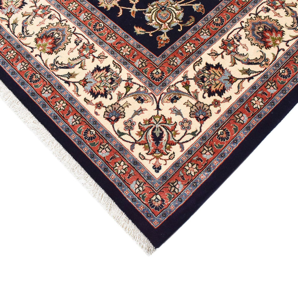Tapis persan - Classique - Royal - 345 x 248 cm - bleu foncé