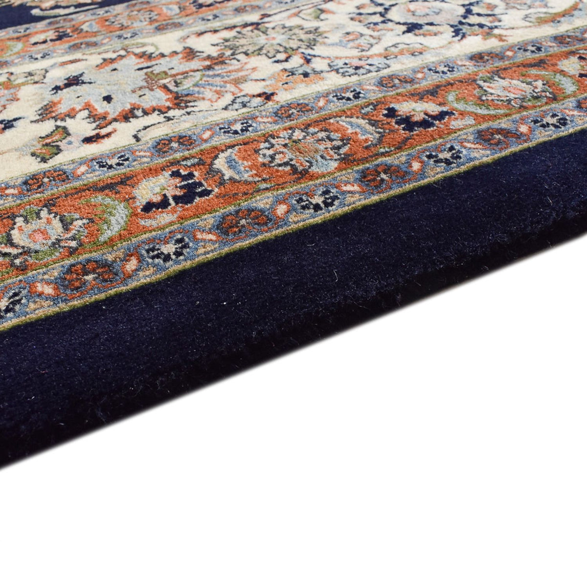 Tapis persan - Classique - 384 x 300 cm - bleu foncé