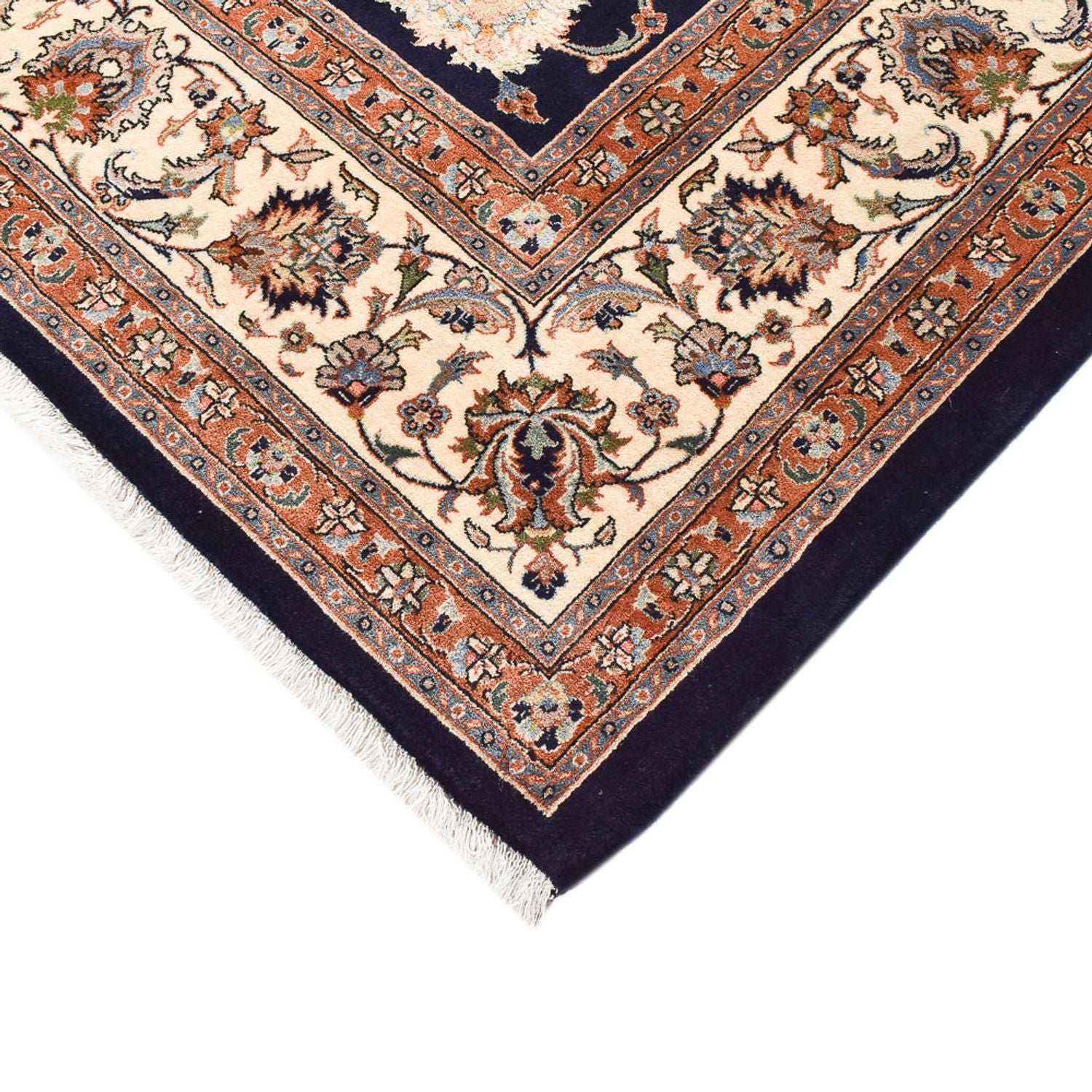 Tapis persan - Classique - Royal - 332 x 254 cm - bleu foncé