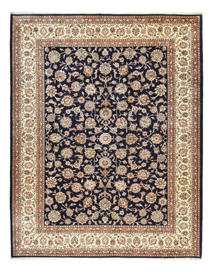 Tapis persan - Classique - Royal - 385 x 300 cm - bleu foncé