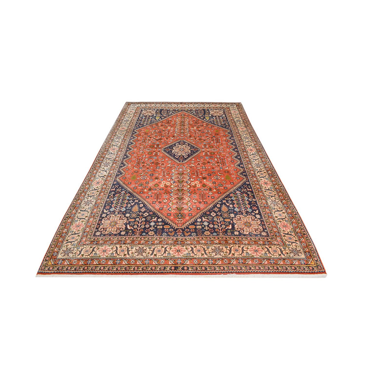 Tapis persan - Nomadic - 316 x 198 cm - rouge clair