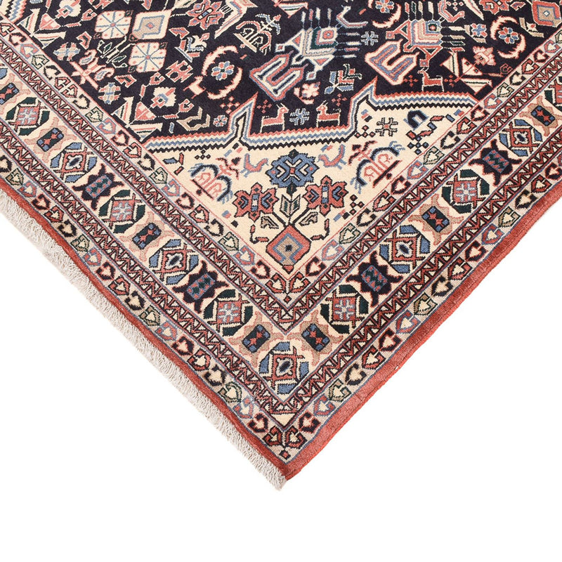 Tapis Gabbeh - Persan Kashkuli - 192 x 150 cm - bleu foncé