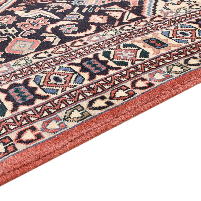 Tapis Gabbeh - Persan Kashkuli - 192 x 150 cm - bleu foncé
