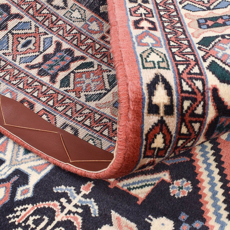 Tapis Gabbeh - Persan Kashkuli - 192 x 150 cm - bleu foncé