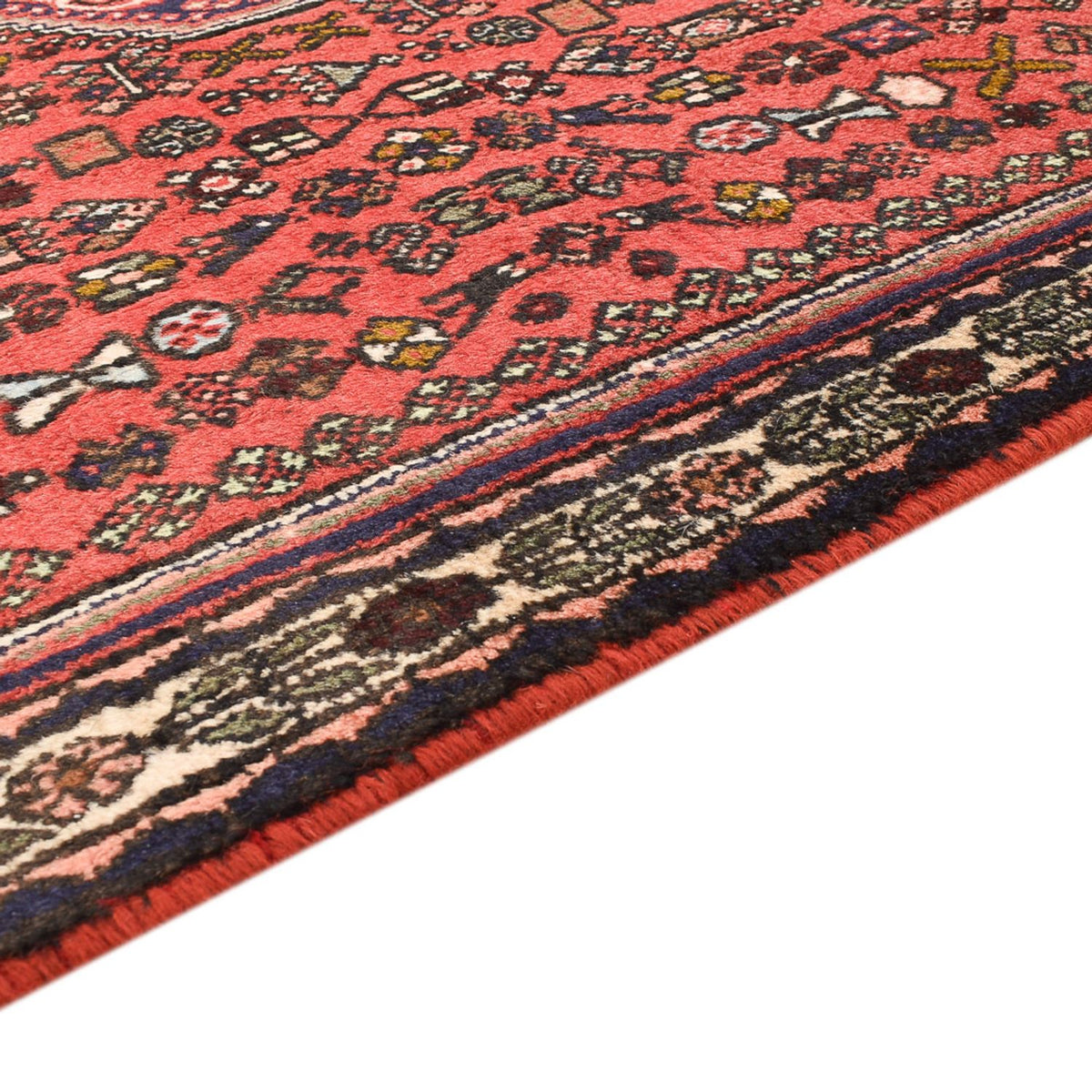 Tapis persan - Nomadic - 145 x 98 cm - rouge