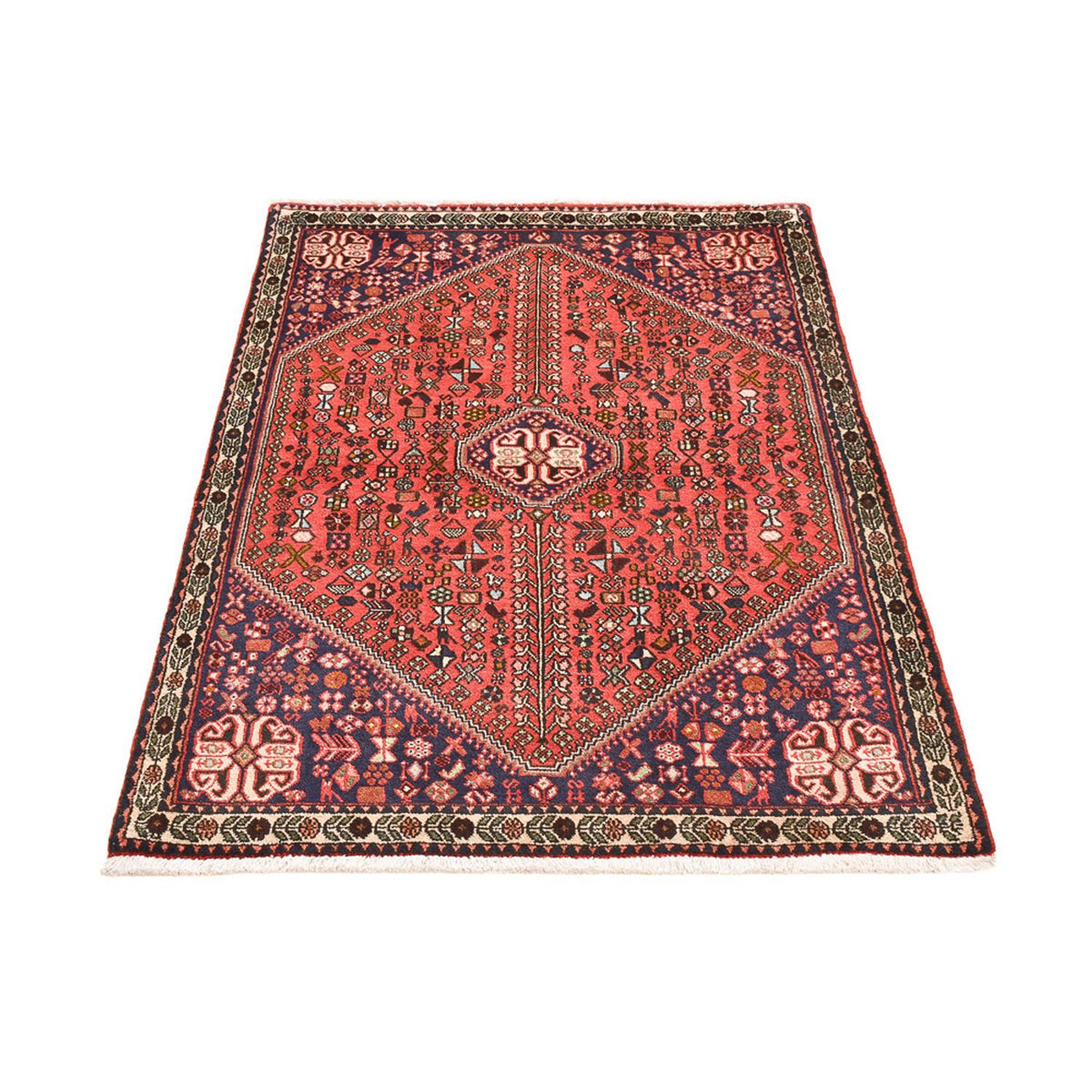 Tapis persan - Nomadic - 145 x 98 cm - rouge