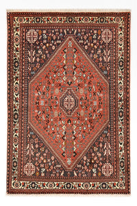 Tapis persan - Nomadic - 144 x 104 cm - rouge