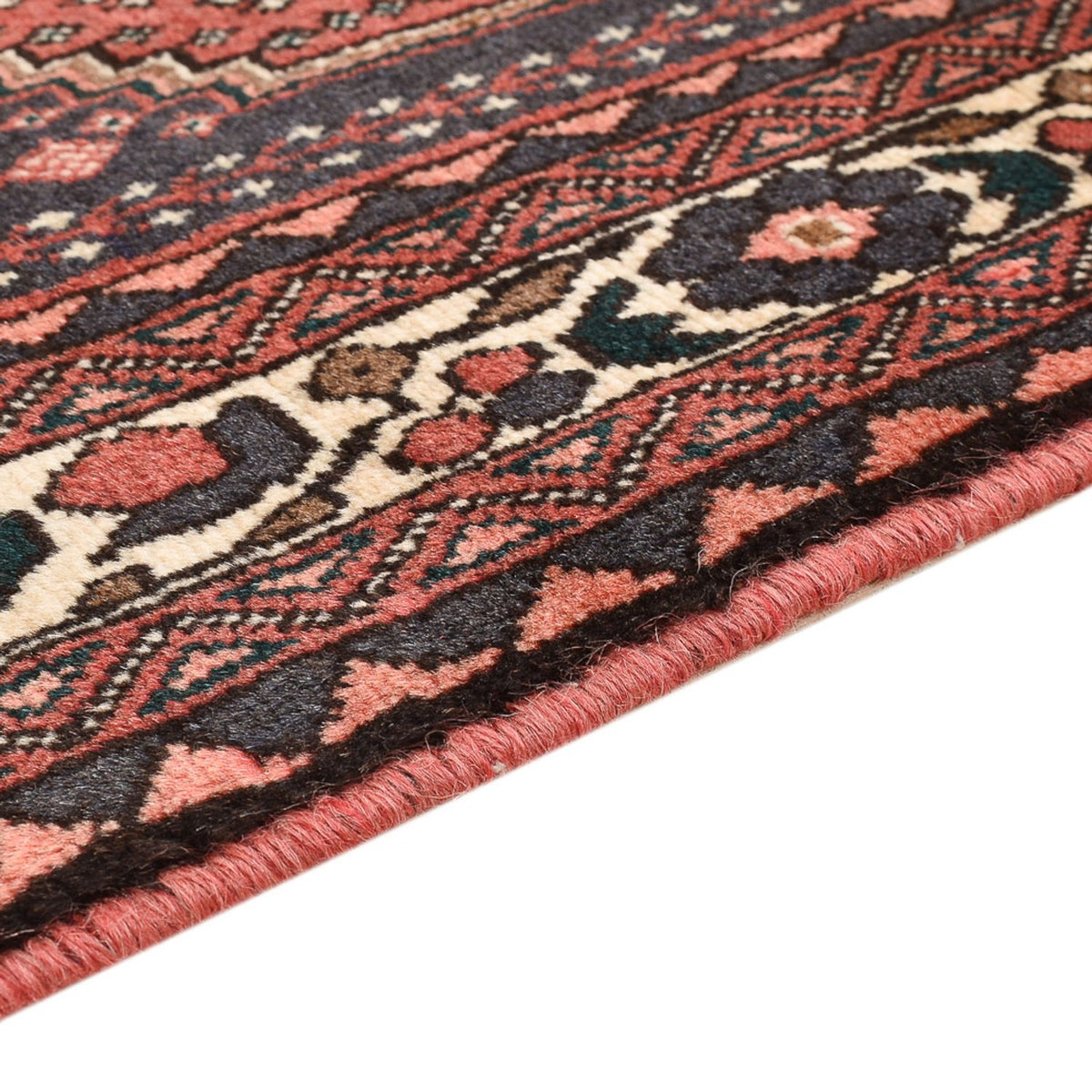 Tapis persan - Nomadic - 144 x 104 cm - rouge