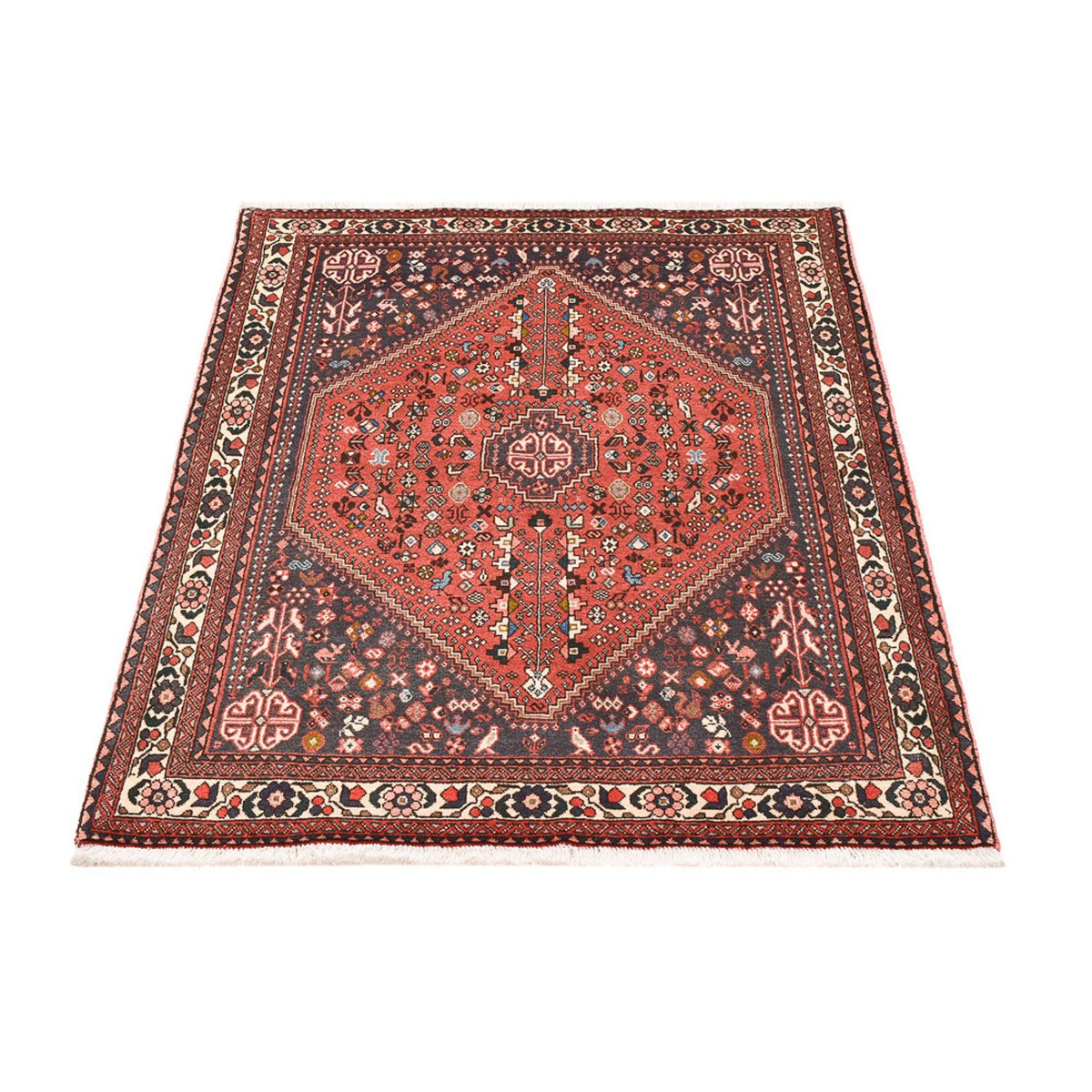 Tapis persan - Nomadic - 144 x 104 cm - rouge