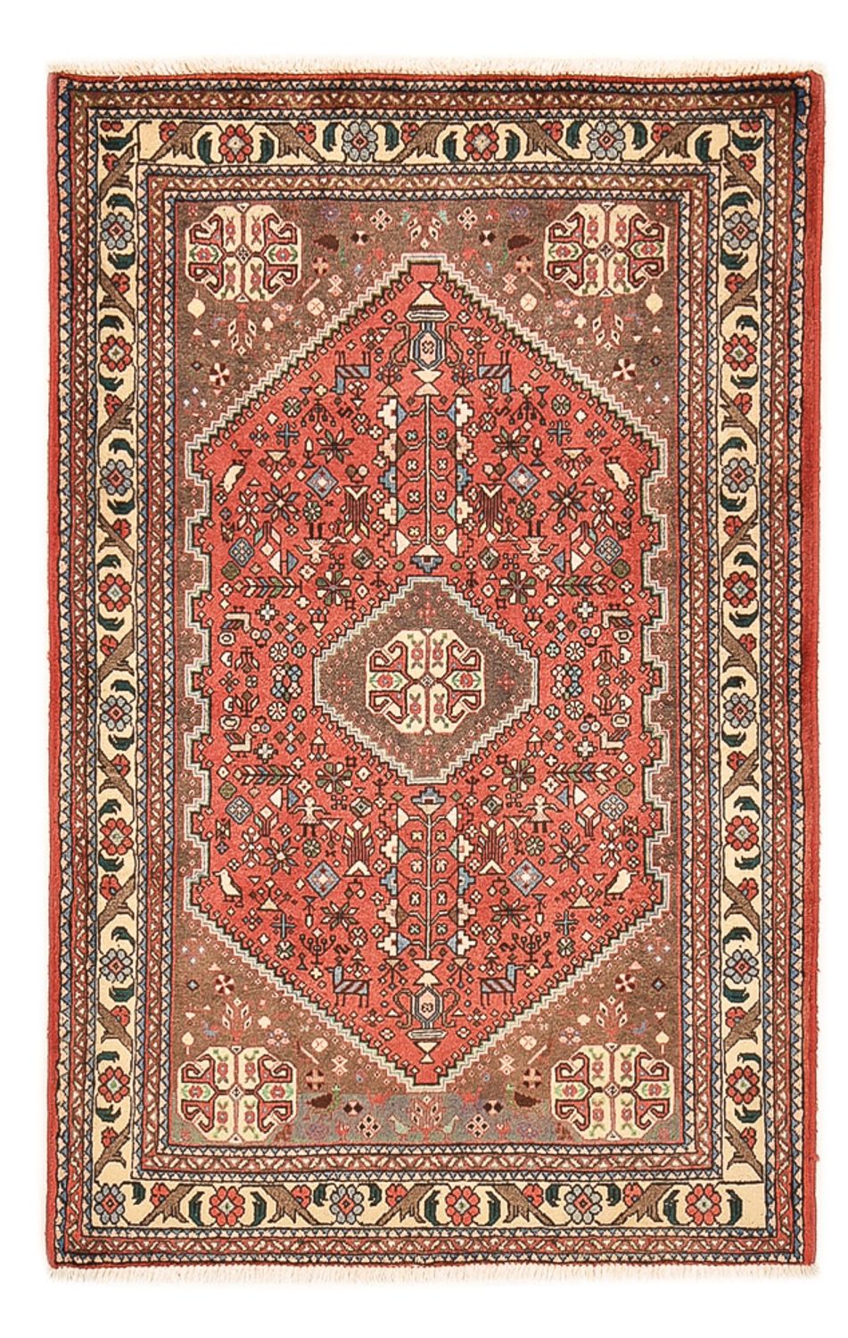 Tapis persan - Nomadic - 148 x 100 cm - rouge