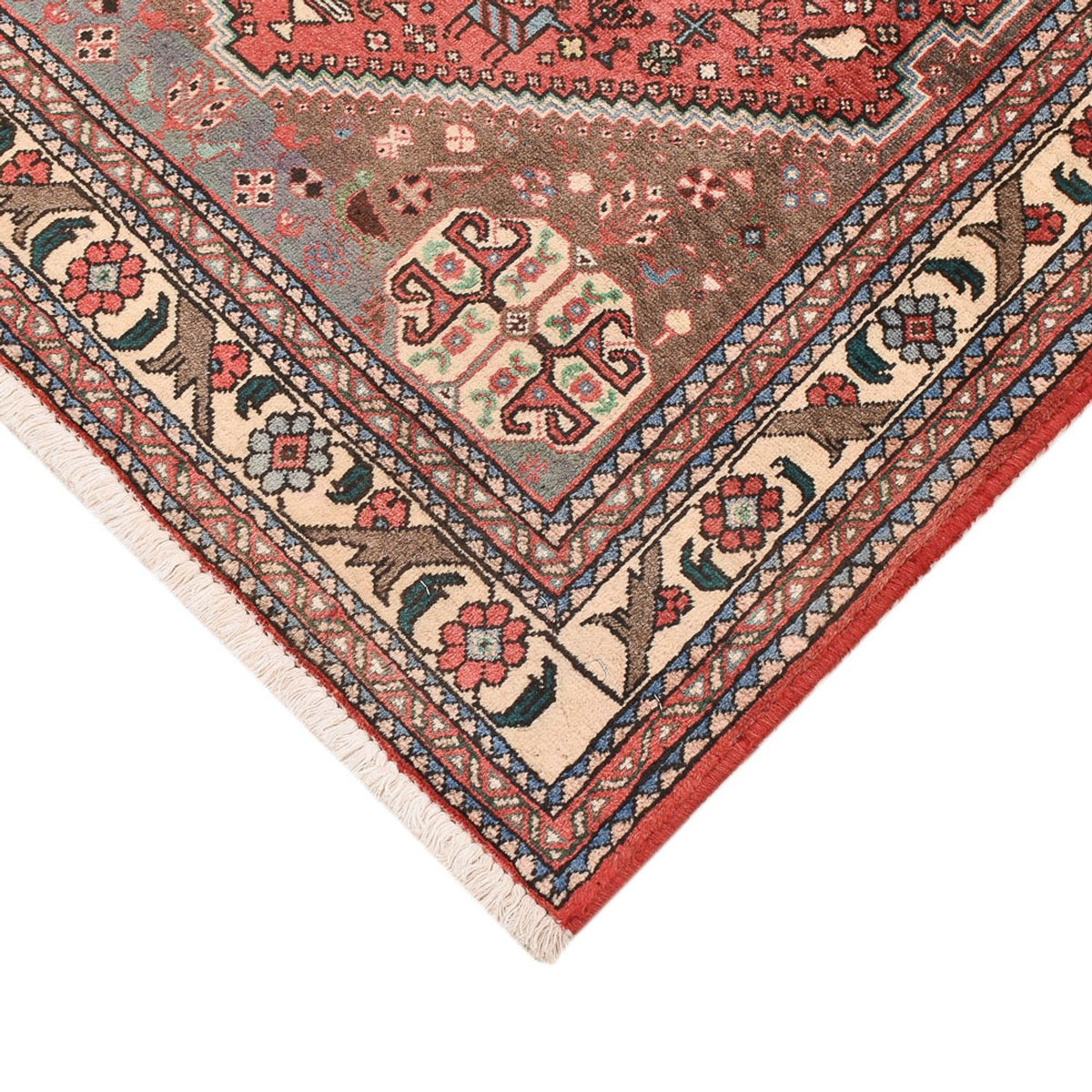 Tapis persan - Nomadic - 148 x 100 cm - rouge