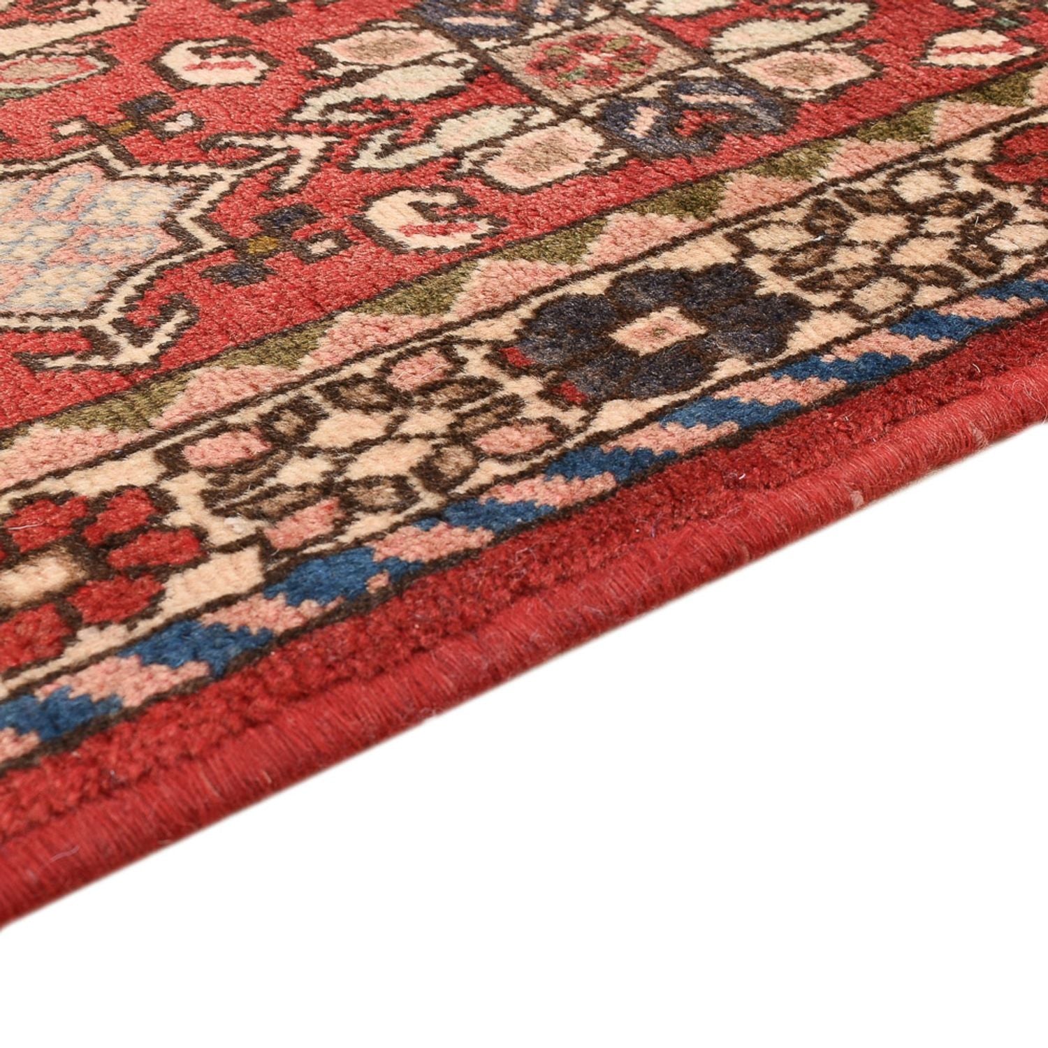 Tapis persan - Nomadic - 160 x 110 cm - rouge